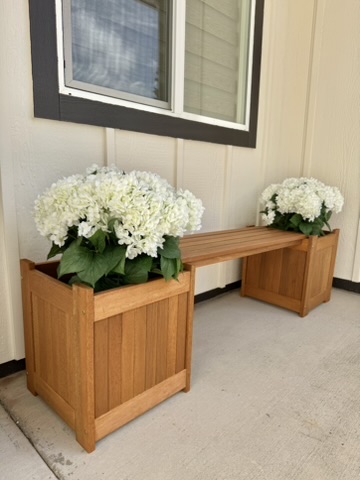 planter box with removable bench