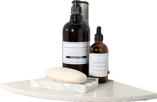 marble corner shower shelf