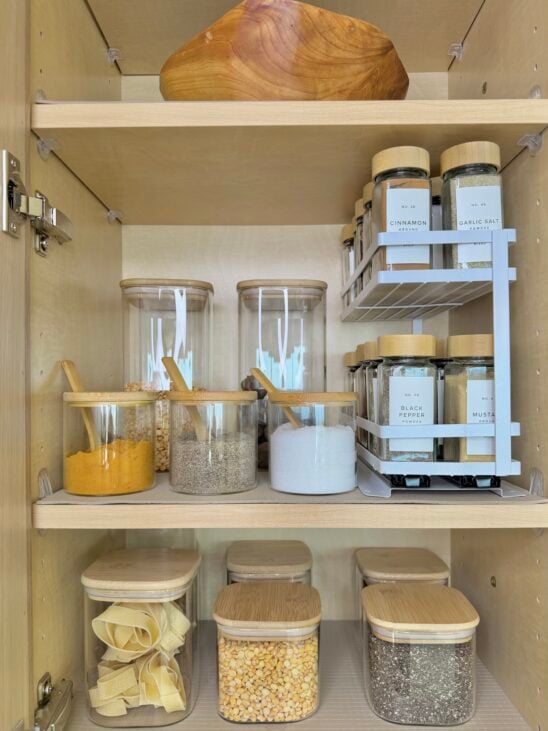 pull out spice rack