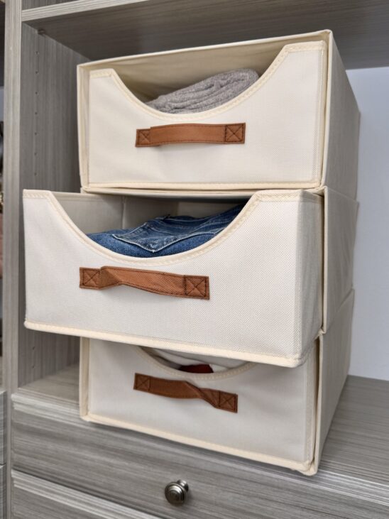 stackable storage drawers