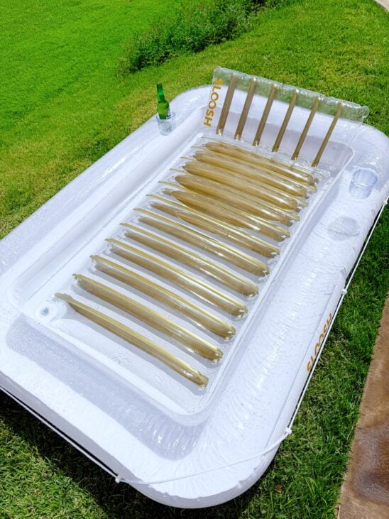 inflatable tanning pool