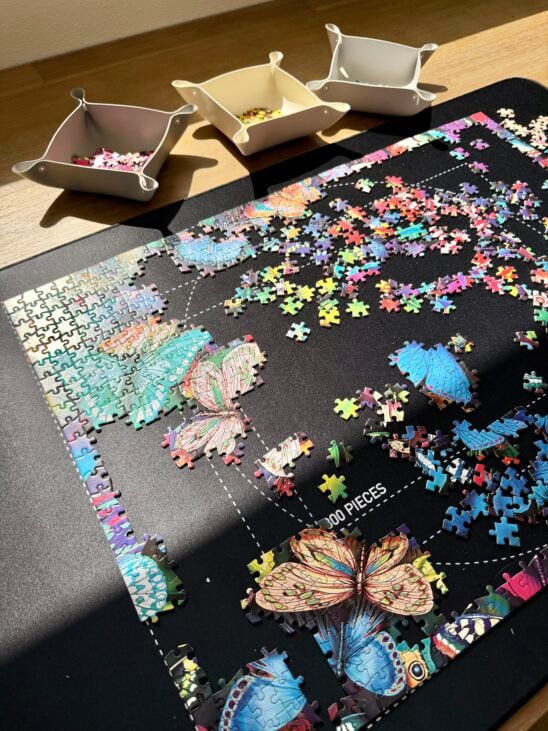portable puzzle mat