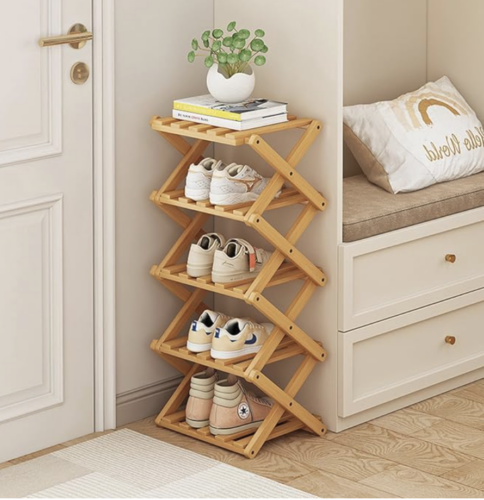 foldable shoe rack