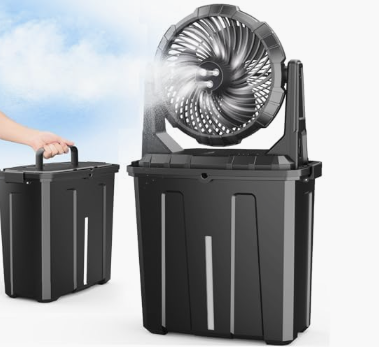 portable misting fan