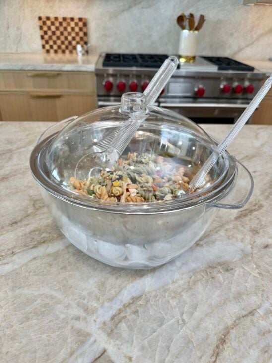 chilled salad bowl