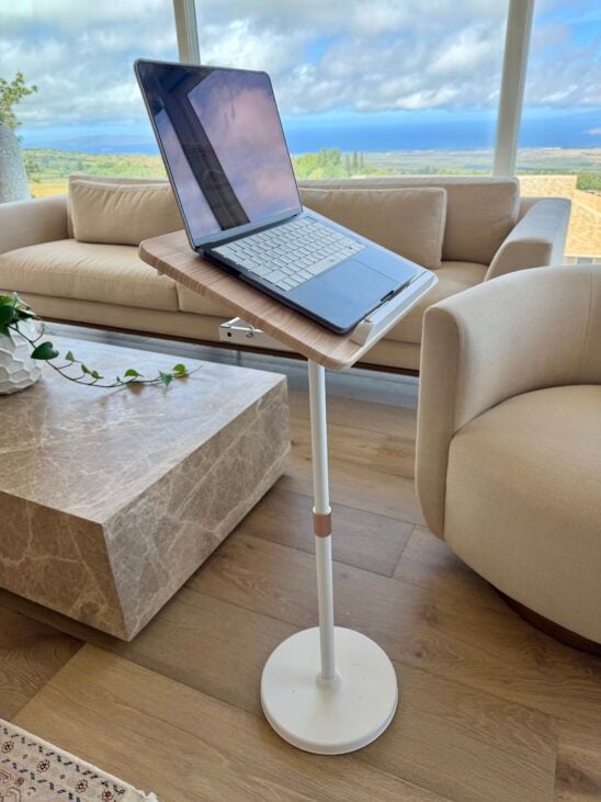 adjustable desktop
