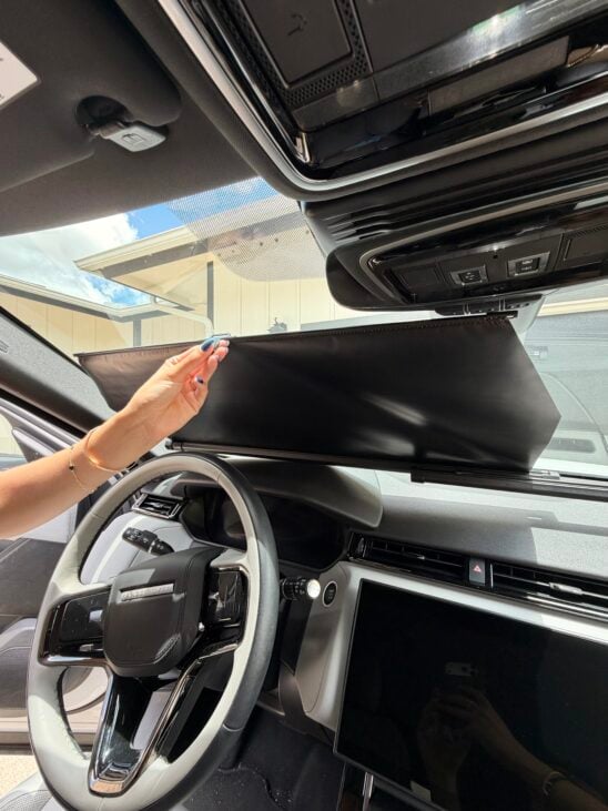retractable sunshade